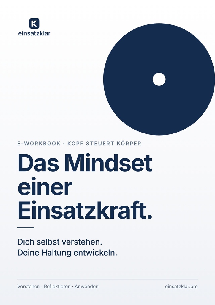 Das Mindset einer Einsatzkraft – E-Workbook (PDF)